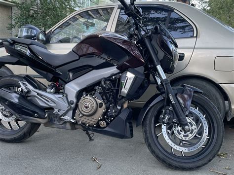 Купить б у Bajaj Dominar 400 инжектор 6 передач в Челябинске красный naked bike 2018 года на