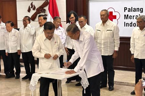 Jk Dilantik Ketum Pmi Ini Struktur Kepengurusan Periode