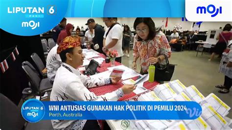 WNI Antusias Gunakan Hak Politik Pemilu 2024 Di Pert Australia