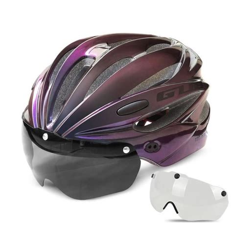 Casque V Lo Casque De Cyclisme Avec Visi Re Magn Tique Moul