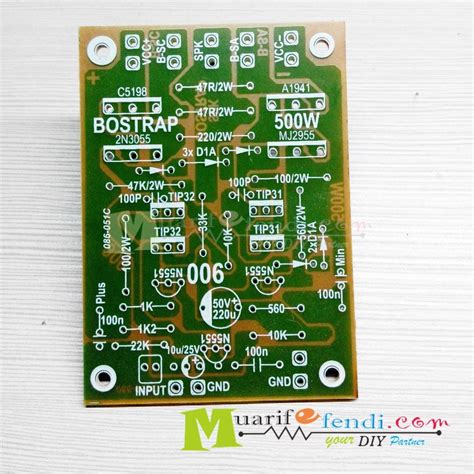 Jual PCB Power Amplifier Micro TEF 500 Watt Bostrap V2 Shopee Indonesia