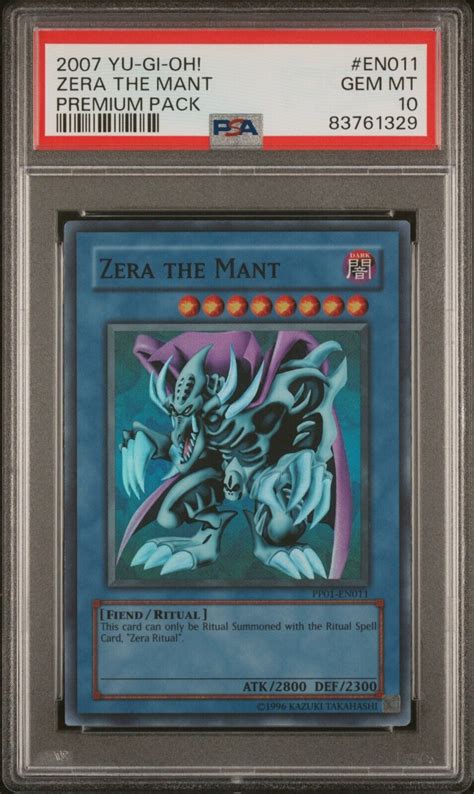 Yu Gi Oh TCG Zera The Mant Premium Pack 1 PP01 EN011 Unlimited Super