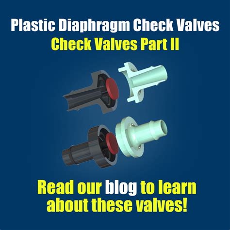 Plastic Diaphragm Check Valves Check Valves Part Ii Ism