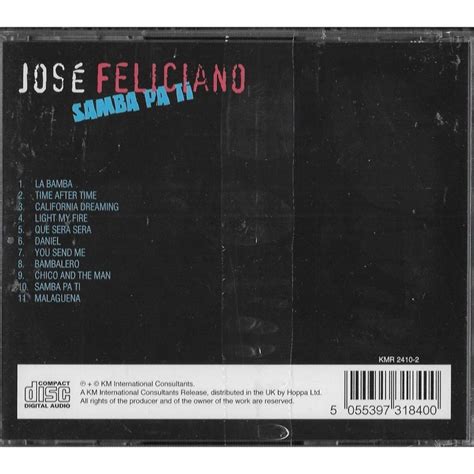 Cd Original Sigilat Jose Feliciano Samba Pa Ti Audioweb