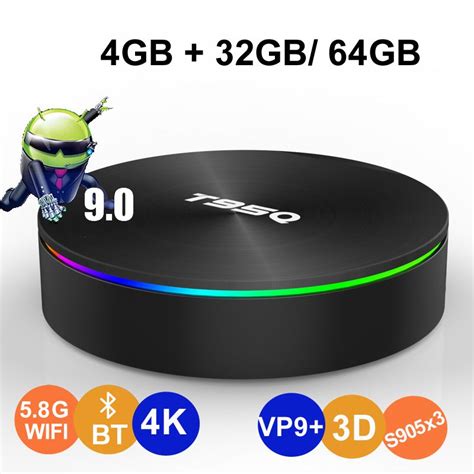 T95Q Android 9 0 TV Box 4G 64G Dual Band Wifi 2 4G 5G Bluetooth Amlogic