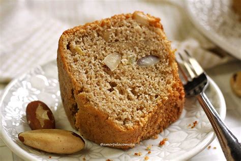 Receita de bolo de castanha simples de liquidificador sem glúten sem