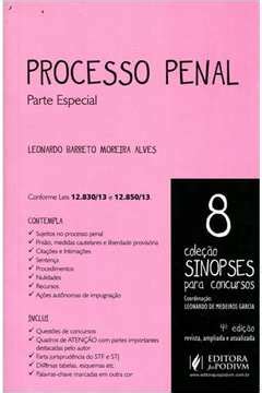 Livro Processo Penal Parte Geral Leonardo Barreto Moreira Alves