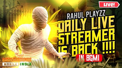 BGMI LIVE Aaj Bohot Dino Baad Baat Hue Rahul Playzz YouTube