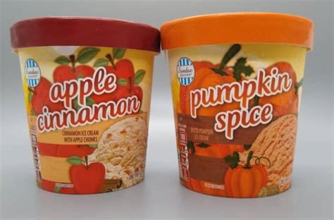 Sundae Shoppe Ice Cream Pumpkin Spice Apple Cinnamon Aldi Reviewer