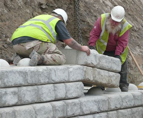 Redi Rock™ Modular Retaining Wall System Marshalls Civils And Drainage Esi External Works