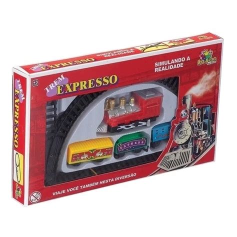 Brinquedo Ferrorama Trem Expresso Trilho Oval Trenzinho Shopee Brasil