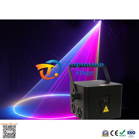 RGB Animation Full Color 3W DMX 512 Stage Effect Night Club Text Laser