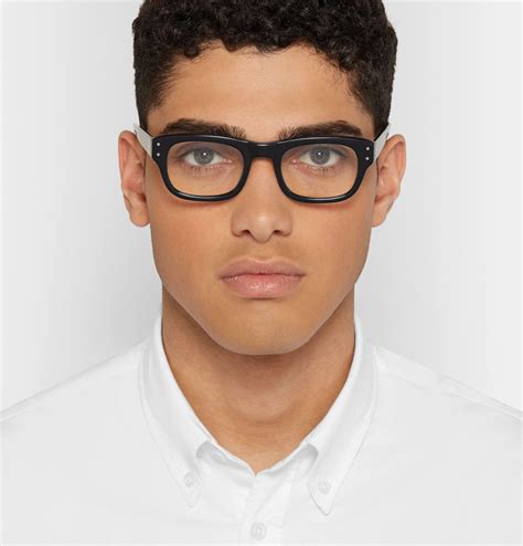 Black Nebb Square Frame Acetate Optical Glasses Moscot In 2021