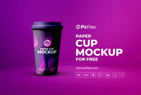 Free Paper Coffee Cup Mockup PSD PsFiles