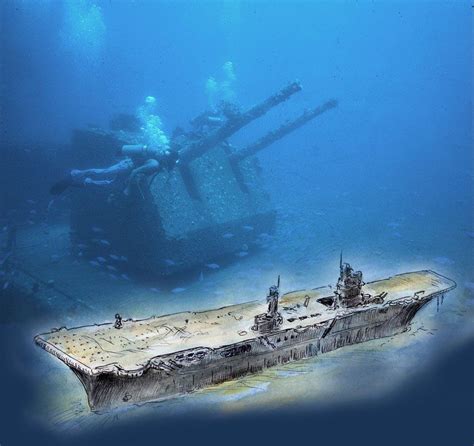 Bikini Sara Gun Draw ComS 1 Uss Indianapolis Wreck Guadalcanal