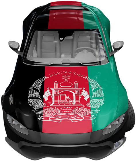 Download Afghanistan Flag Wrapped Car | Wallpapers.com