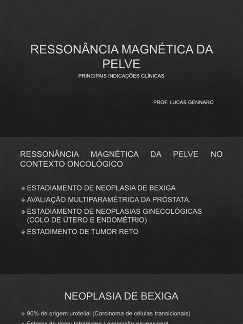 Ressonância Magnética Da Pelve Pdf