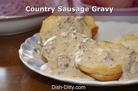 Country Sausage Gravy Recipe – Dish Ditty Recipes