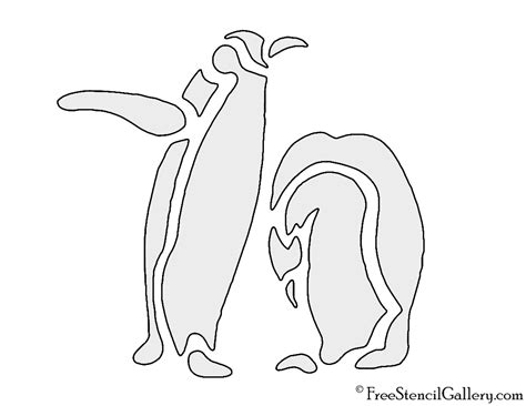 Penguin Stencil Free Stencil Gallery