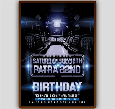 Bus Birthday Party Invitation Bus Invitations Party Bus - Etsy | Party ...