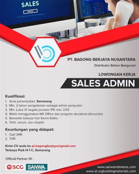 Lowongan Kerja Sales Admin AtmaGo