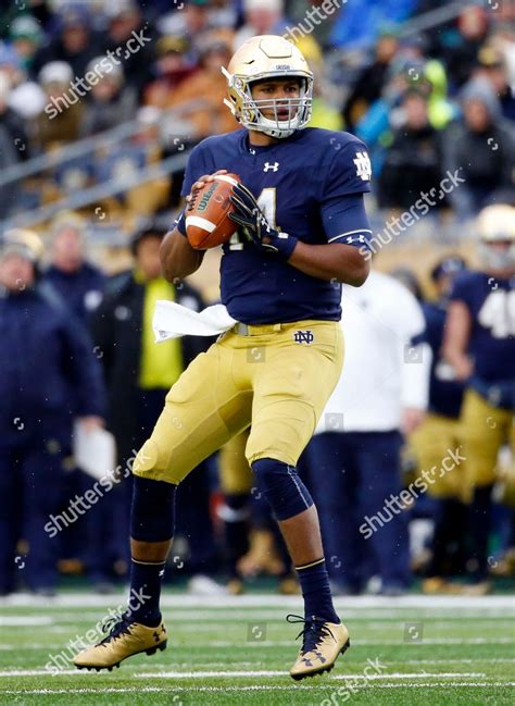 Deshone Kizer Notre Dame Quarterback Deshone Editorial Stock Photo