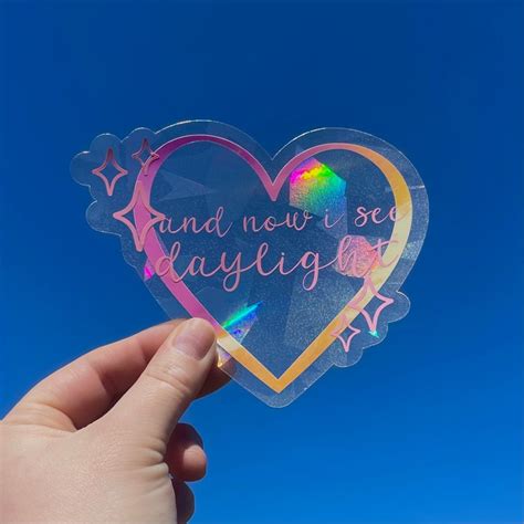 Daylight Inspired Rainbow Suncatcher Window Rainbow Sticker Etsy