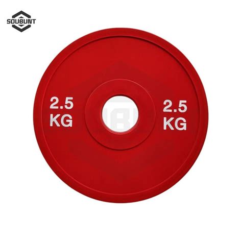 Rubber Coated Steel Material Fractional Plate Weight Plate China Rubber Bumper Plate And