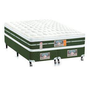 Cama Box Colchão Castor Casal Molas Bonnel Silver Star AIR Double