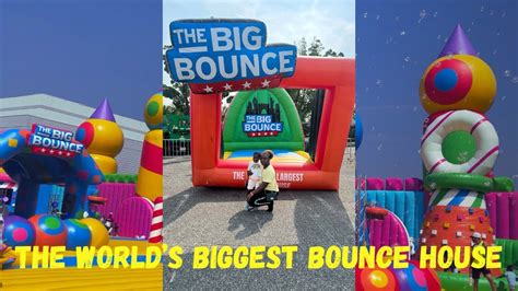 The Big Bounce America The Worlds Largest Bounce House Fun