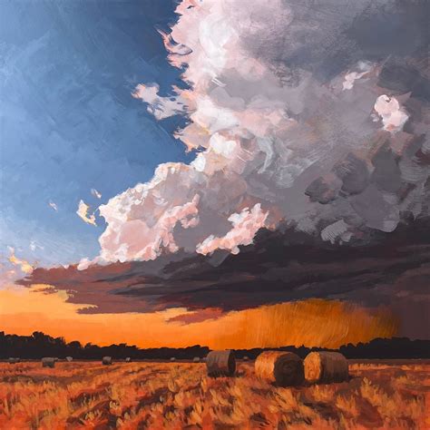 Storm Clouds Painting