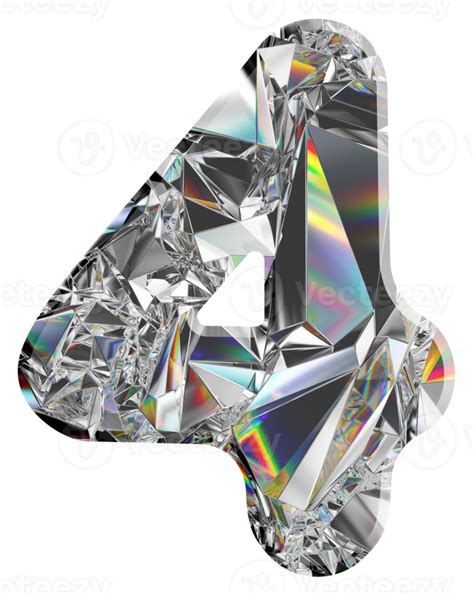 Holographic Diamond Numbers 37304076 Png