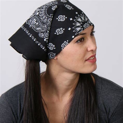 Bandana Girl Bandana Styles Bandana Hairstyles Cotton Bandanas