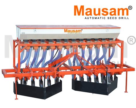 Mausam Mild Steel 1224db Tractor Drawn Seed Cum Fertilizer Drill For