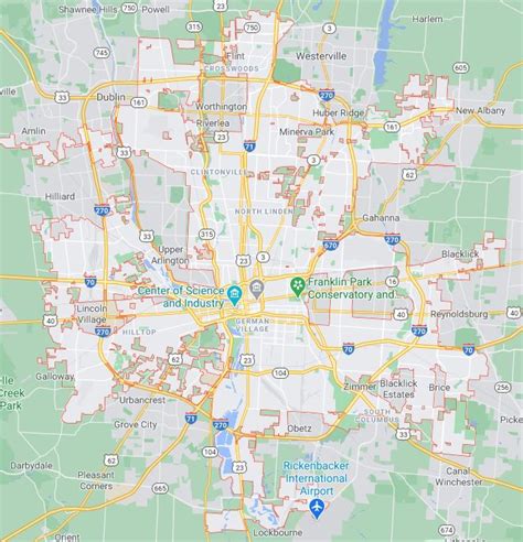 What county is Columbus, Ohio in? A look at the city’s geography | NBC4 ...