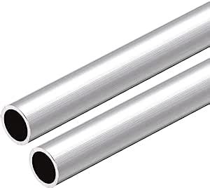 Sourcing Map Lot De 2 Tubes Ronds En Aluminium 6063 Longueur 300 Mm