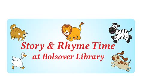 Story And Rhyme Time At Bolsover Library Treacle Directory