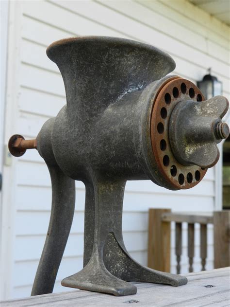 Vintage Tabletop Sausagemeat Grinder American 20 Etsy