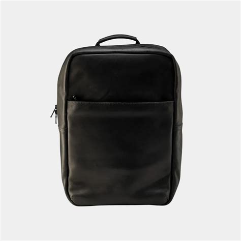 Buy Premium Black Leather Backpack - Mens Leather Wear