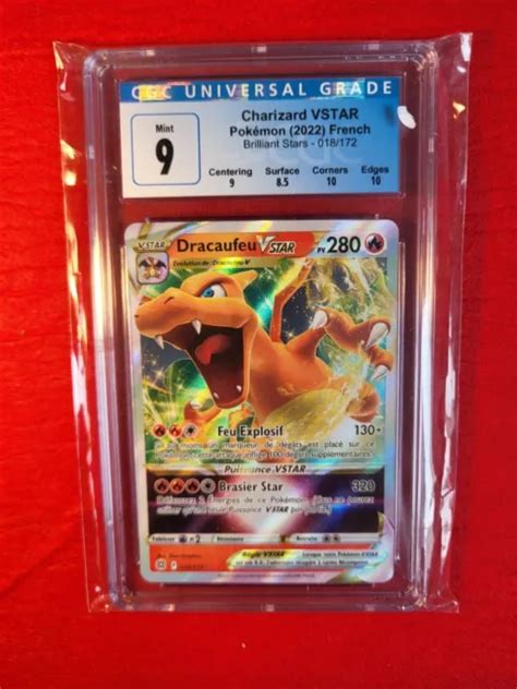 Carte Pok Mon Dracaufeu Vstar Jap Star Birth Cgc No Psa No