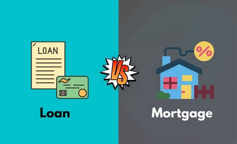 Loan Vs Mortgage Whats The Difference With Table