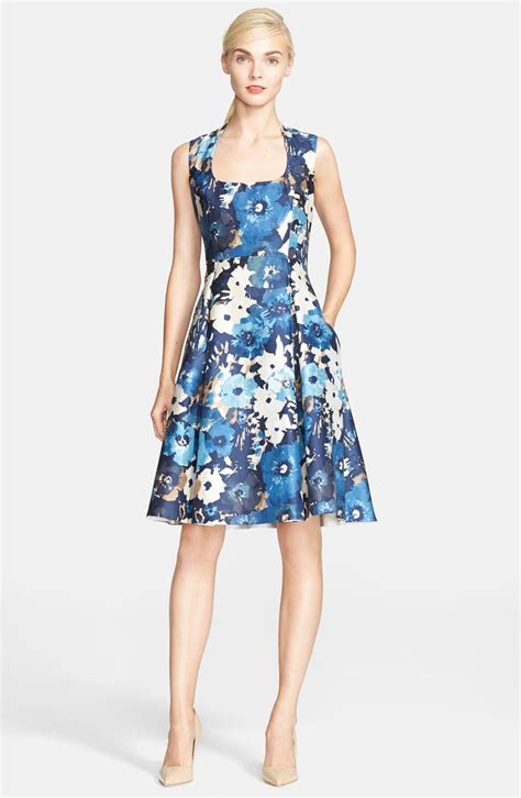 Kate Spade New York Autumn Floral Print Fit And Flare Dress Nordstrom