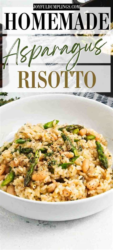 Asparagus Risotto Recipe With Lemon Zest » Joyful Dumplings