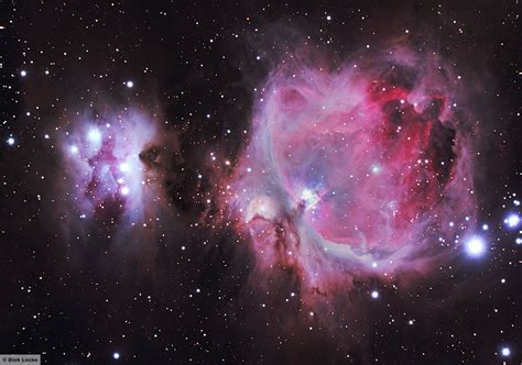 M42 Orion Nebula Running Man Nebula Ngc 1977 Dslr Images