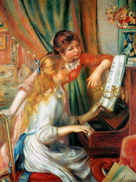 Testclod Jeunes Filles Au Piano Pierre Auguste Renoir