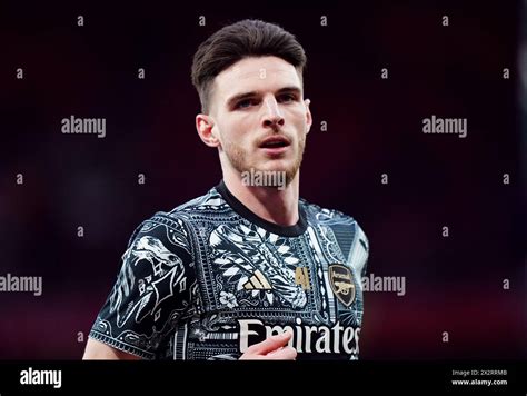 Arsenals Declan Rice During The Premier League Match At The Emirates