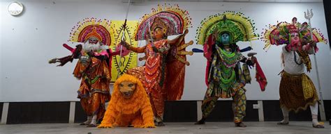 Traditional Chhau Dance Presented By The Artist From Purulia West Bengal