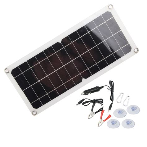 10w 12v Usb Output Solar Panel Battery Charger Monocrystalline Silicon Solar Mobile Power Supply