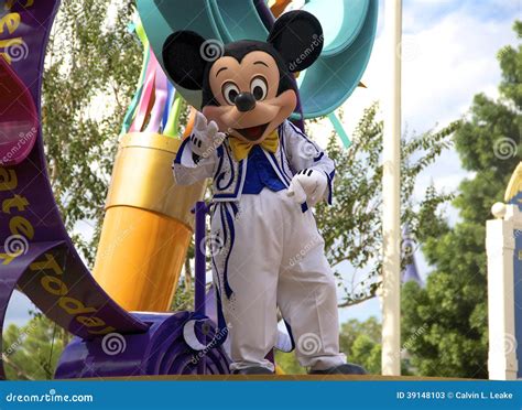 Mickey Mouse At Disney World Orlando Florida Editorial Stock Photo