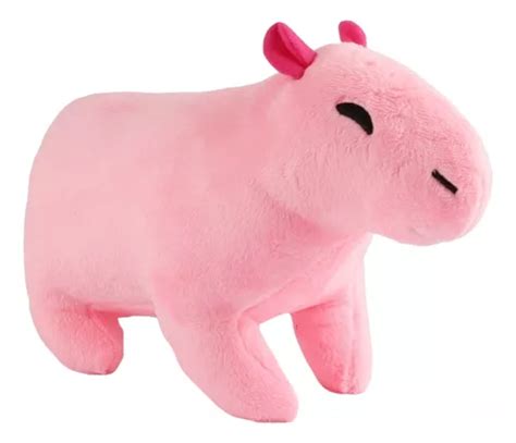 Juguete Peluche Capibara Pink Exclusivo Adorable Cm Mercadolibre